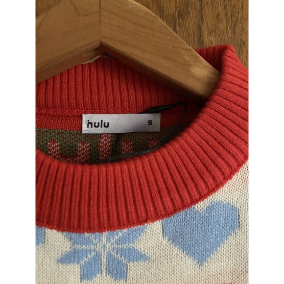 Hulu Love More, Love Victor Pride Christmas Sweater Promo Retro LGBTQ Small - Picture 5 of 5